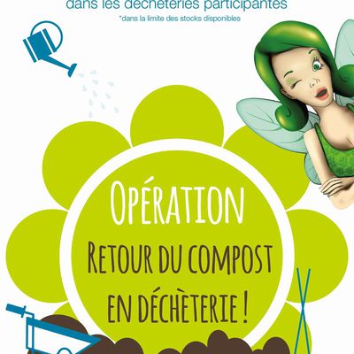 Opération retour du compost en déchèterie du 17 mars au 12 avril 2020