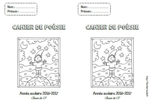 Ecole De Jack Page De Garde Cahier Fée des écoles