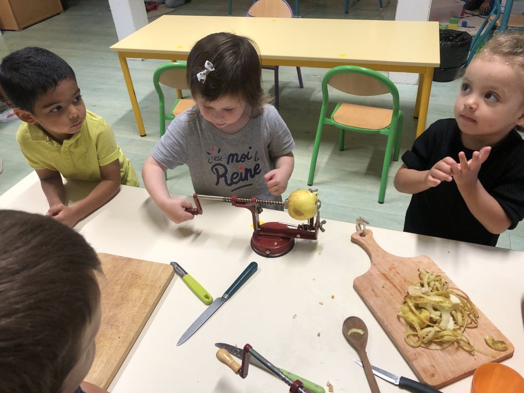 Réalisation d une compote de pommes en PS MS