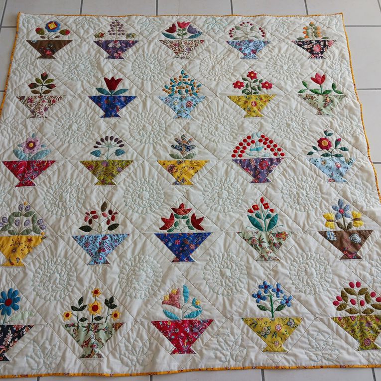 Patchwork :&quot;Cueillette champêtre &quot;