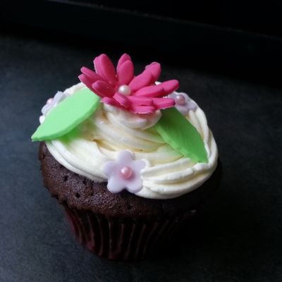 Cupcake d'été façon fôret noire