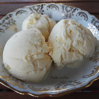 Glace à la vanille (crème glacée)