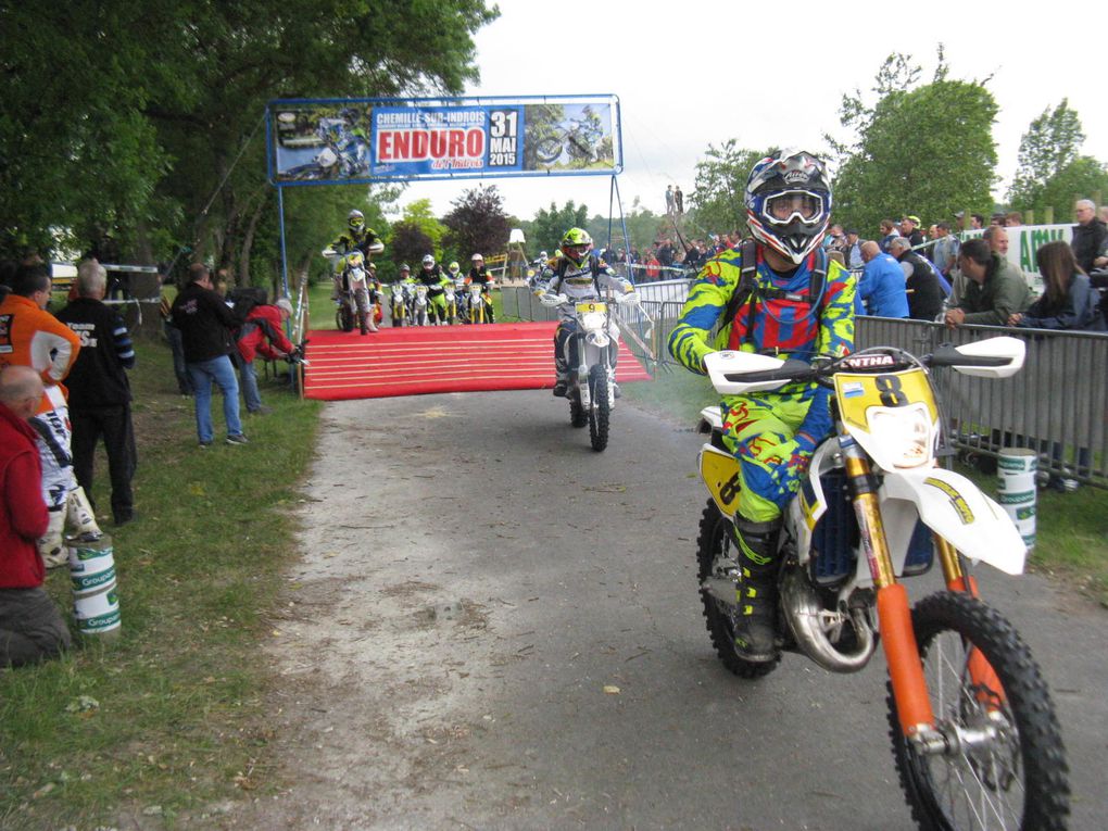 Podium pour Amanda et le Président à Chemillé sur Indrois