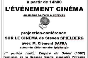 Evénement Cinéma à Brioude samedi 17 novembre !