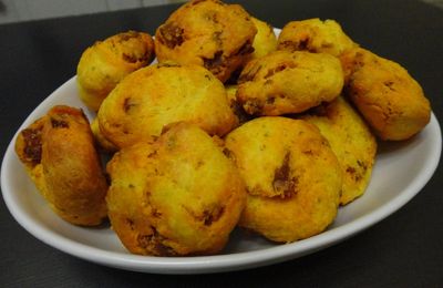 Cookies salés au chorizo extra-fort et au parmesan