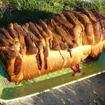 Brioche à effeuiller au Nutella