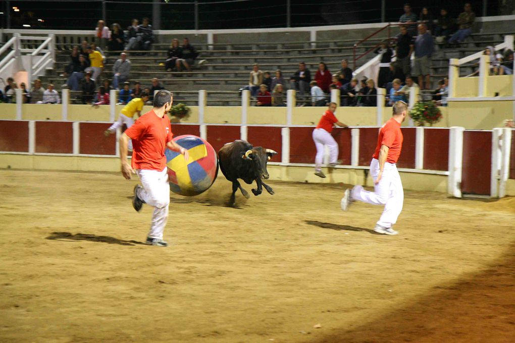 Arènes Parentis 13-08-2010
Croque-vache contre les Pompiers!!