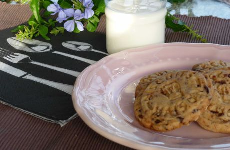 Biscuits façon cookies chocolat-banane