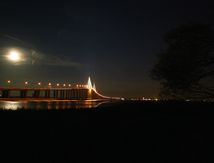 Le pont de Saint Nazaire et l'Estuaire de la Loire