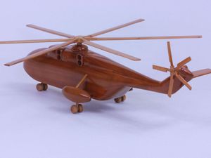 SA321 Super Frelon (échelle : 1/50°, merisier)