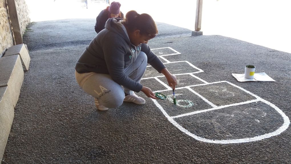 Embellissement des extérieurs de l'école