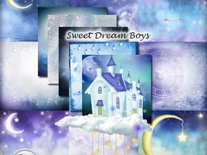 Kit Sweet Dream Boys de Stephy scrap 