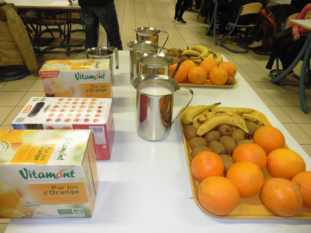 Petit déjeuner au collège pour les 6èmes et 5èmes