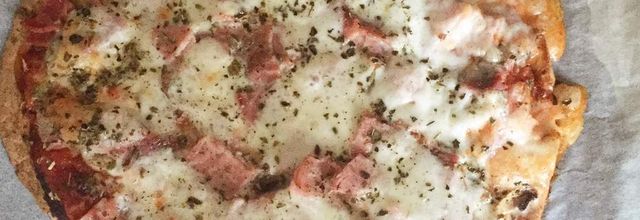 Pizza healthy jambon, tomate mozzarella : astuce dietetique