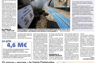 La conduite sous-marine d’alimentation en eau potable entre la presqu’île de Giens et l’île de Porquerolles