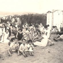 La plage de Djidjelli en 1926 27 ou 28