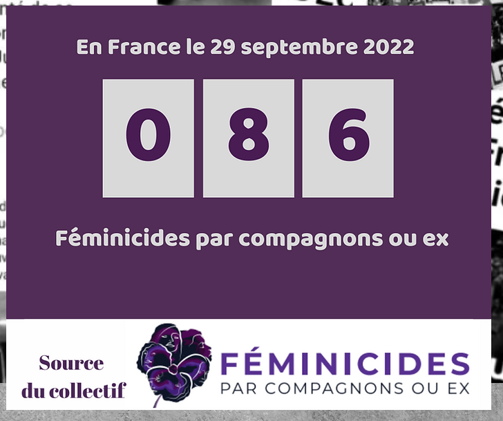 86 EME FEMINICIDES DEPUIS LE DEBUT  DE L ANNEE 2022