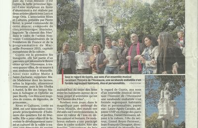 Les Fées: Article de la Provence du 14 Octobre 2012