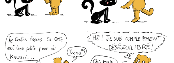Kawaii et Capuche (Le chat!)...