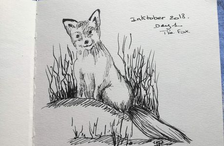 Inktober 2018 = le renard 