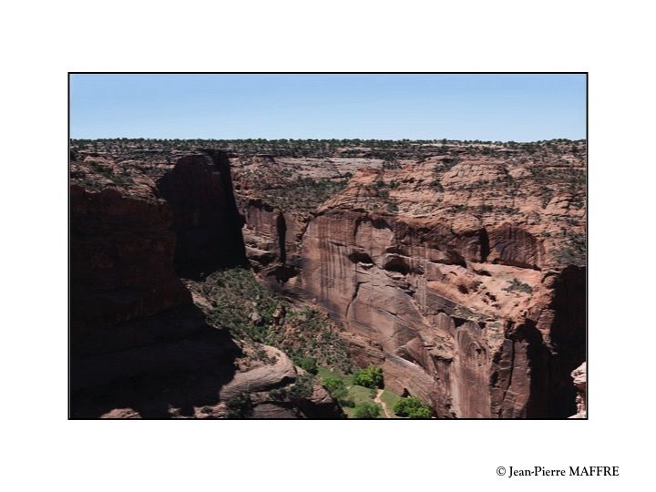Le parc national de Mesa Verde, la “table verte” est un haut plateau qui domine le désert.