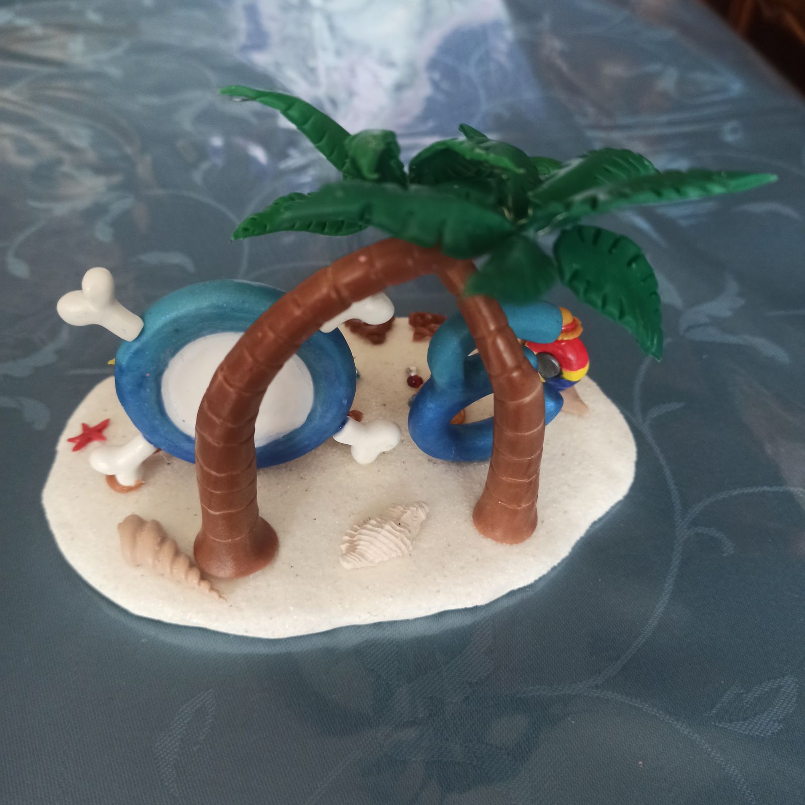 Porcelaine froide: décoration de gâteau anniversaire One Piece - Le blog de  diddlindsey