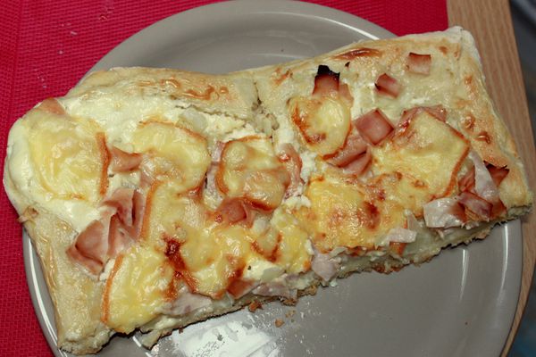 Pizza façon tartiflette