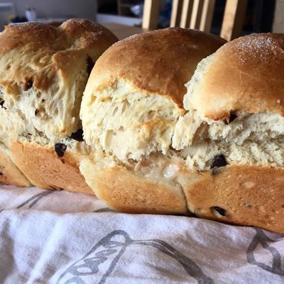 Brioche pépites de chocolat à la mie filante