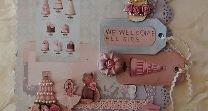 Une carte shabby gourmande!