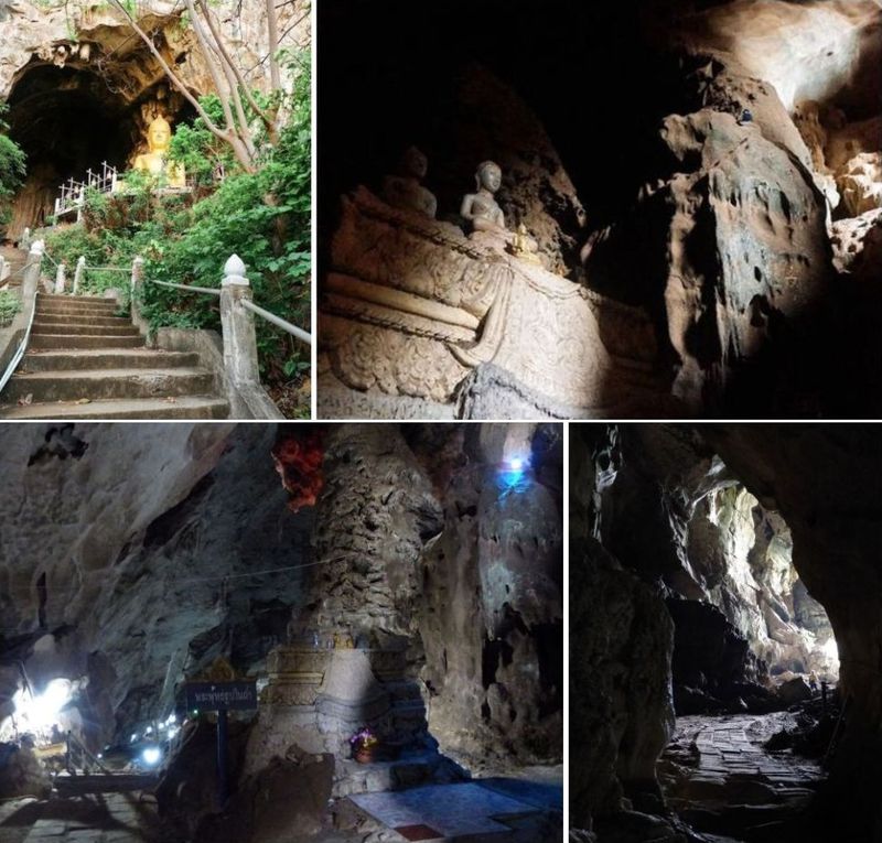 Tham Erawan (province de Nong Bua Lamphu) - Wat Tham Erawan (province de Loei)