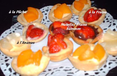 Mini tartelettes aux fruits par Samiyya Umm Ishaaq