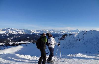 Ski à Sommand Praz de Lys
