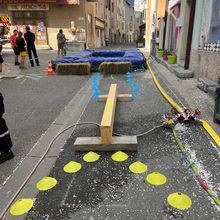 Les sapeurs-pompiers enflamment la fête patronale de Saint-André-les-Alpes !