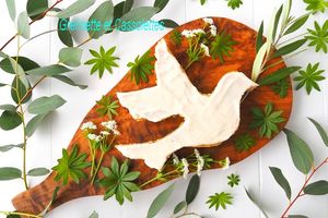 Gâteau italien Colombe de Pâques, Astuces, glaçage naturel, et Hommage au Pape François 