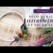 TUTO | DÉCO COURONNE EN BAMBOU & FLEURS SÉCHÉES