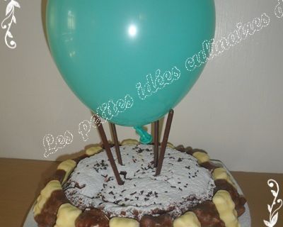 Le gâteau magique au chocolat version montgolfière
