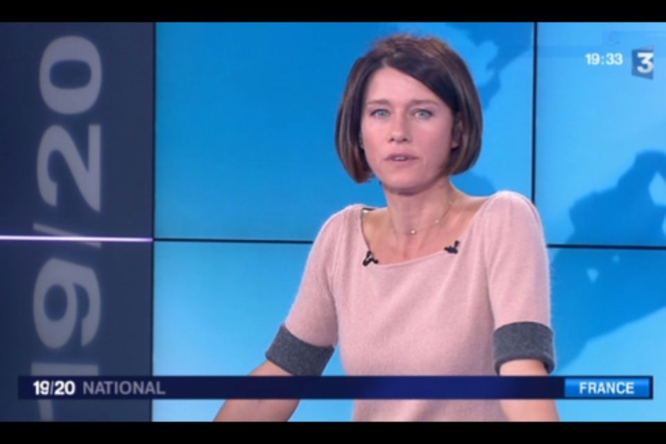 [2012 10 09] CAROLE GAESSLER - FRANCE 3 - LE 19 20 @19H30