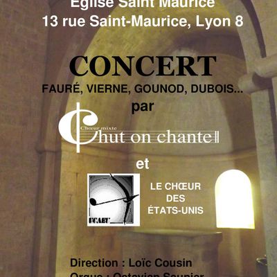 Concert à l'église Saint-Maurice le 30 novembre