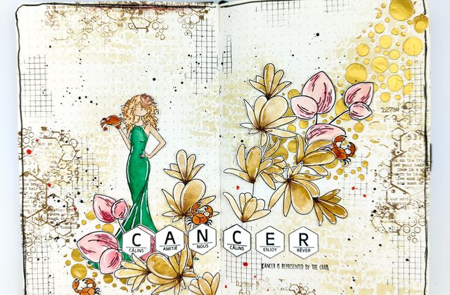 Pascale - Page Art journal