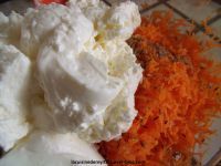Verrines carottes et fromage blanc pour l'apéritif