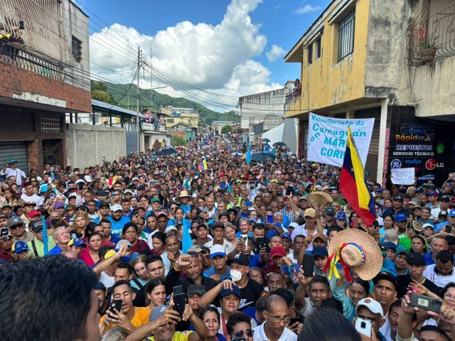 María Corina Machado desde San Juan de Los Morros: Venezuela ya cambió y vamos a cobrarle al régimen en el 2024