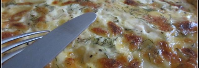 Quiche saumon au lait concentré non sucré