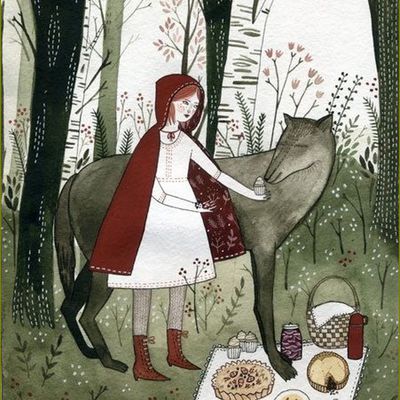 Le petit chaperon rouge en illustration - Yelena Bryksenkova