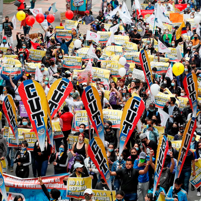 Colombie : La CUT organise des manifestations en soutien du gouvernement