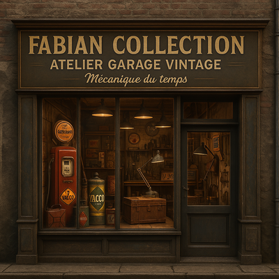 vitrine garage automobile 