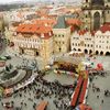 Prague - La place de l'hotel de ville