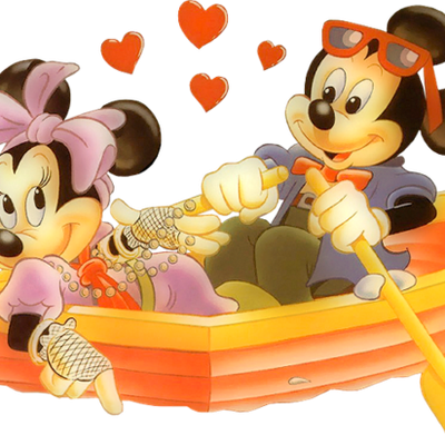 Mickey - Minnie - Amour - Barque - Rende-Tube - Gratuit