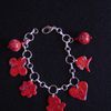 Bracelet "Rouge cerise"