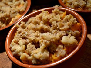 Crumble à la Courge-Noisette &amp; Parmesan