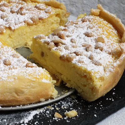 Torta della nonna à la ricotta et au citron 